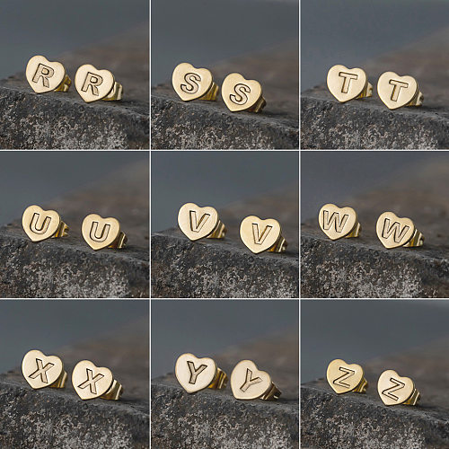 Neue englische Ohrringe mit 26 Buchstaben