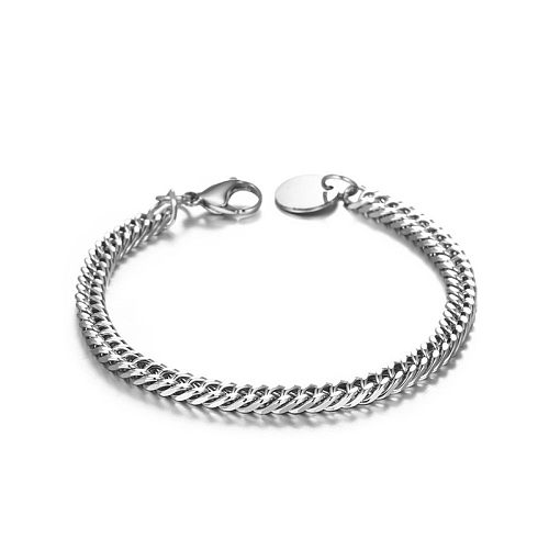 Korean Round Pendent Titanium Steel Bracelet Necklace Wholesale