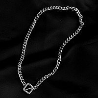 Collier simple en acier inoxydable plaqué chaîne de clavicule en or 18 carats