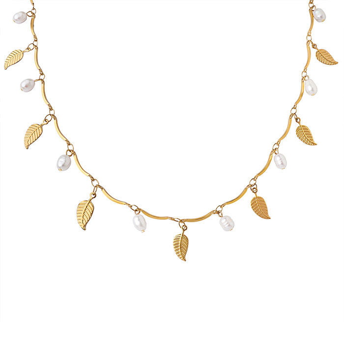 Women'S Fashion Heart Shape Stainless Steel Necklace Plating Stainless Steel  Necklaces