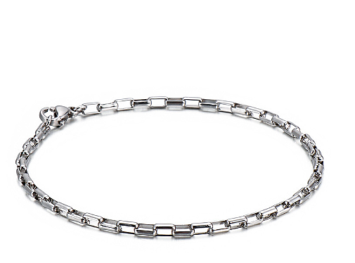 Simple Style Streetwear Geometric Titanium Steel Polishing Bracelets