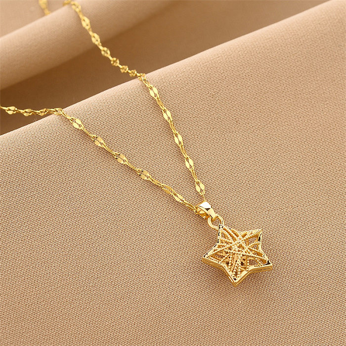 Fashion Star Stainless Steel Pendant Necklace 1 Piece