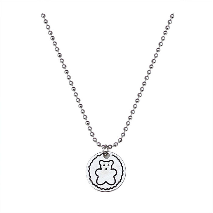 Simple Style Animal Stainless Steel Pendant Necklace