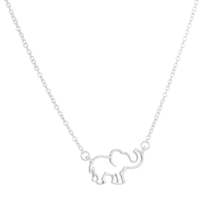 1 Piece Fashion Elephant Stainless Steel Plating Bracelets