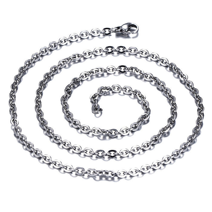 Fashion Geometric Stainless Steel Necklace Plating Stainless Steel  Necklaces