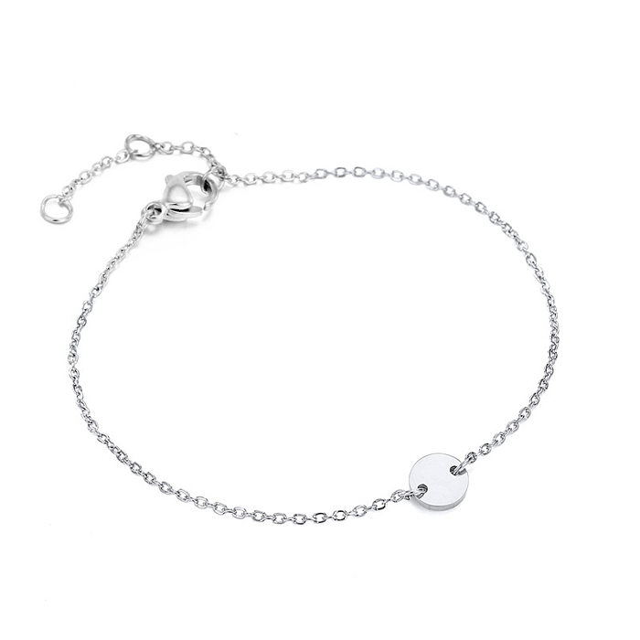 Hot-saling Round Stainless Steel Adjustable Bracelet For Women Wholesale