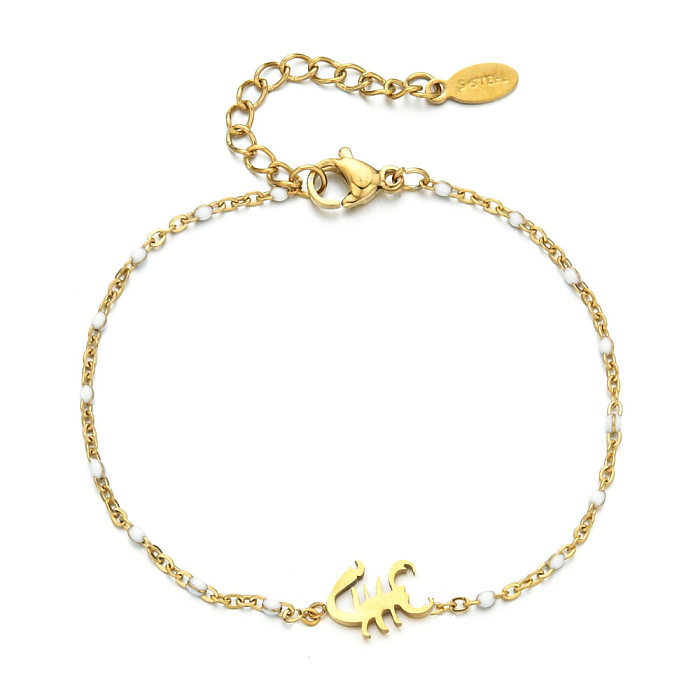 Commute Scorpion Stainless Steel Plating Gold Plated Bracelets