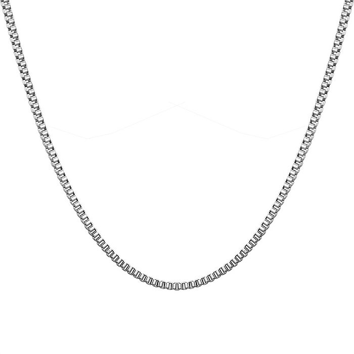 Simple Style Geometric Stainless Steel  Plating Chain Necklace 1 Piece