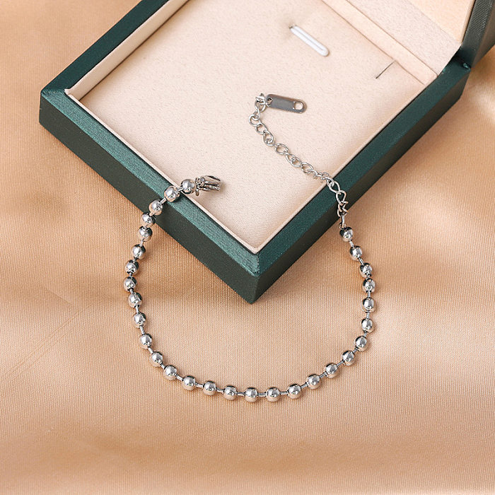 Bracelets de placage en acier titane géométrique de style simple 1 pièce