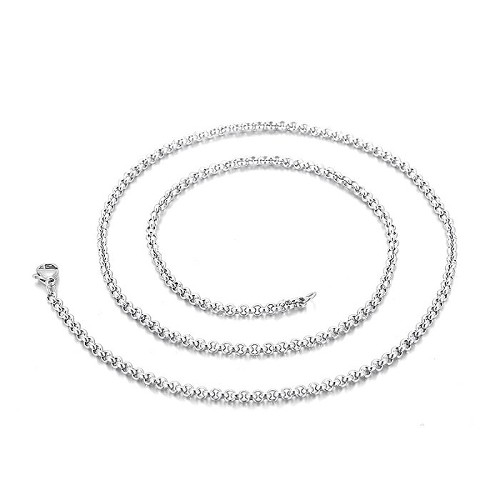 Einfache Individualität herzförmige Halskette aus Edelstahl im Großhandel