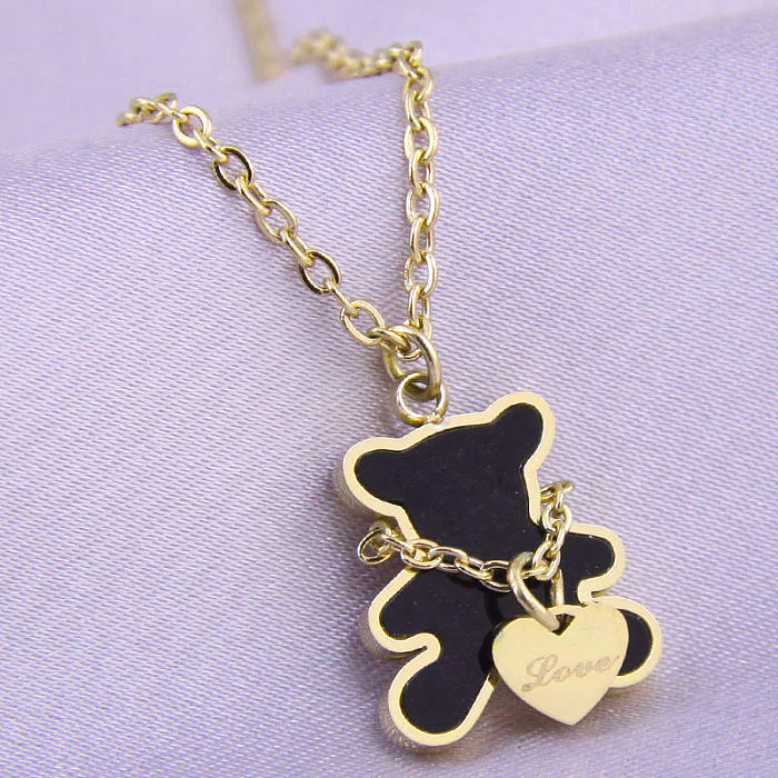 Classic Style Animal Stainless Steel Necklace Stainless Steel  Necklaces 1 Piece