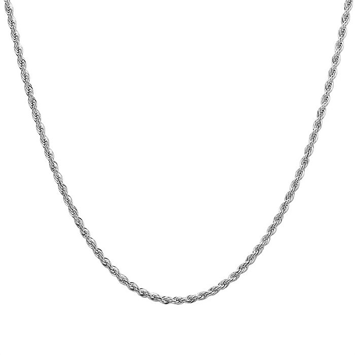 Einfache Halskette mit geometrischer Edelstahlbeschichtung, 1 Stück