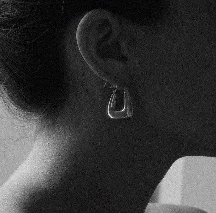 Women'S Retro Geometric Stainless Steel Earrings Plating Stainless Steel  Earrings