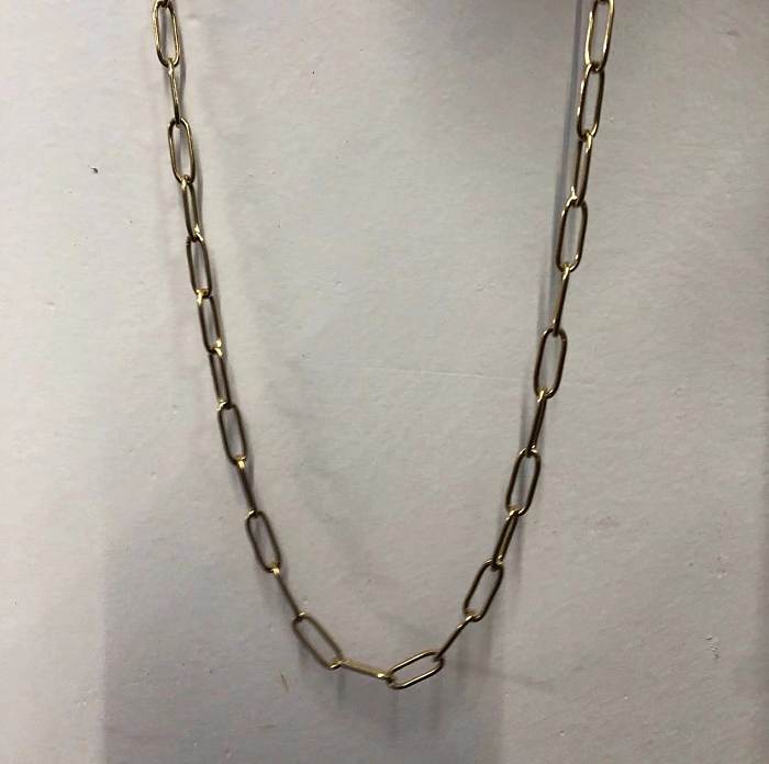 Mode Neues Produkt Retro Edelstahl Halskette Naturstein Anhänger