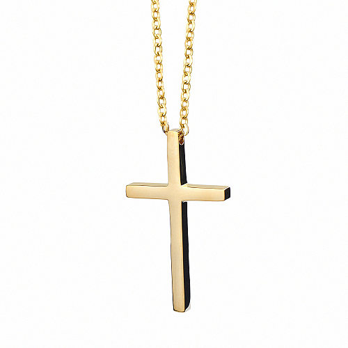 Wholesale Jewelry Cross Pendant Stainless Steel Necklace jewelry