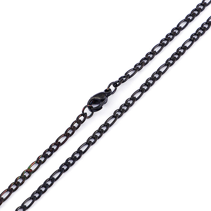 New Simple Stainless Steel  Necklace Personality Chain Wholesale