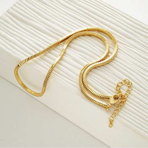 Simple Style Geometric Stainless Steel  Necklace Plating Stainless Steel  Necklaces