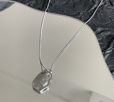Casual Geometric Stainless Steel  Stainless Steel Plating Pendant Necklace