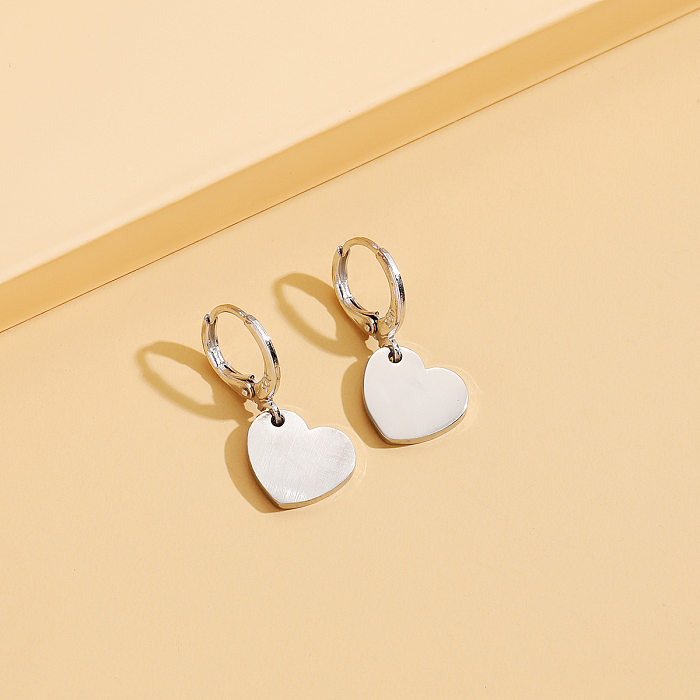 Fashion Simple Stainless Steel  Earrings Geometric Drop Earrings