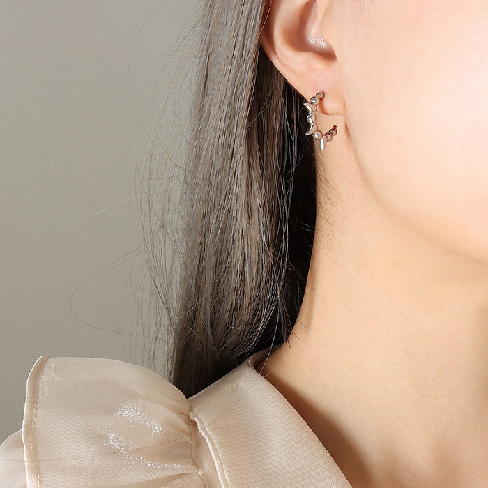 Fashion Geometric Stainless Steel  Earrings Stainless Steel  Earrings