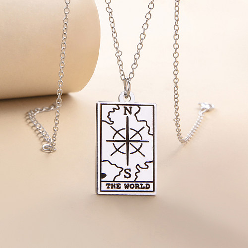 Stainless Steel  Tarot Necklace