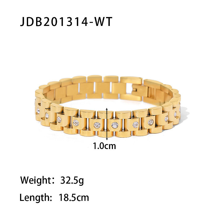 Fashion Geometric Stainless Steel Bracelets Gold Plated Stainless Steel Bracelets