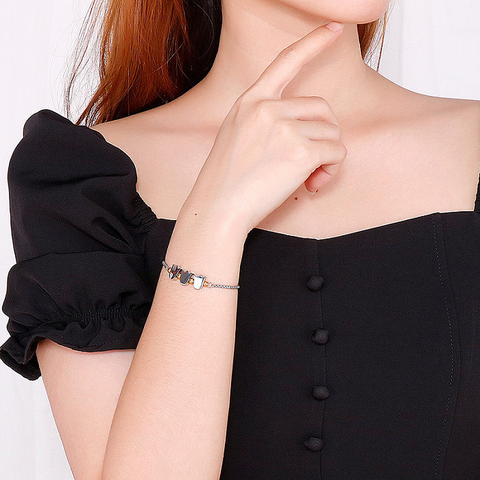 Neues Produkt Modeschmuck Edelstahl verstellbares Armband Großhandel
