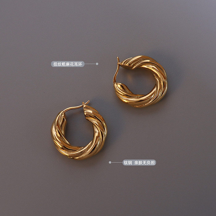 Simple Special-shaped Hand-made Earrings