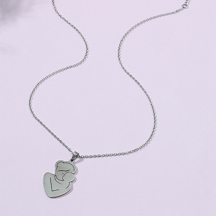 Fashion Hug Stainless Steel Necklace Wholesale