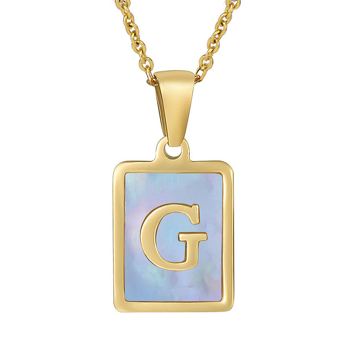 Fashion Letter Stainless Steel Necklace Stainless Steel  Necklaces