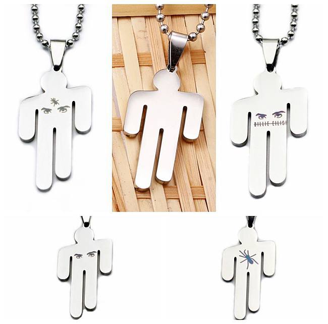 Commute Cartoon Character Stainless Steel  Polishing Pendant Necklace