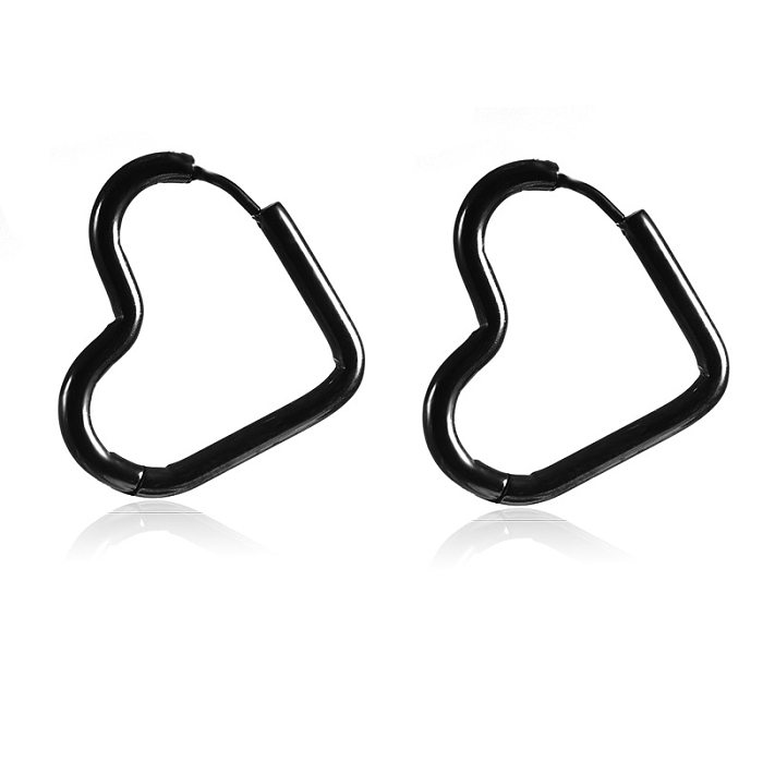 Geometric Stainless Steel  Earrings Plating Stainless Steel  Earrings 1 Pair