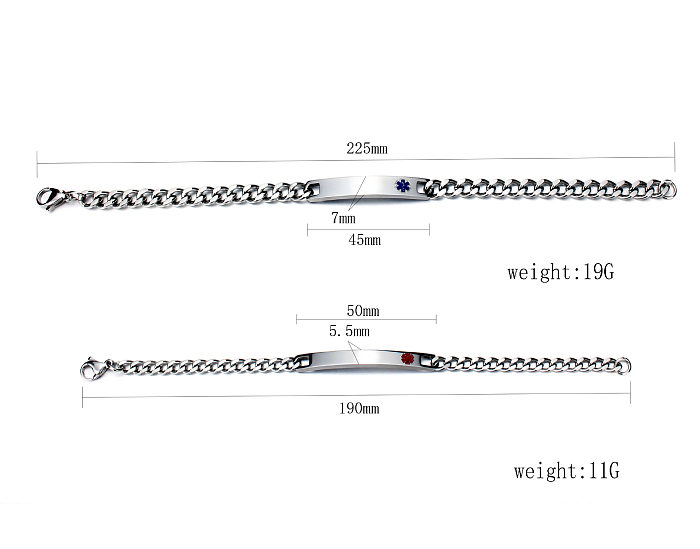Original Design Geometric Stainless Steel Bracelets In Bulk