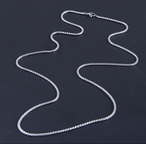 Simple Style Geometric Stainless Steel  Necklace Plating Stainless Steel  Necklaces 1 Piece