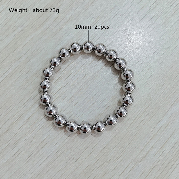Fashion Geometric Stainless Steel Polishing Bracelets 1 Piece