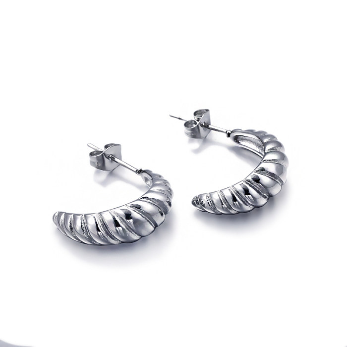 Pendentifs plaqués or 18 carats pvd de nicho de alta costura envueltos en cuernos