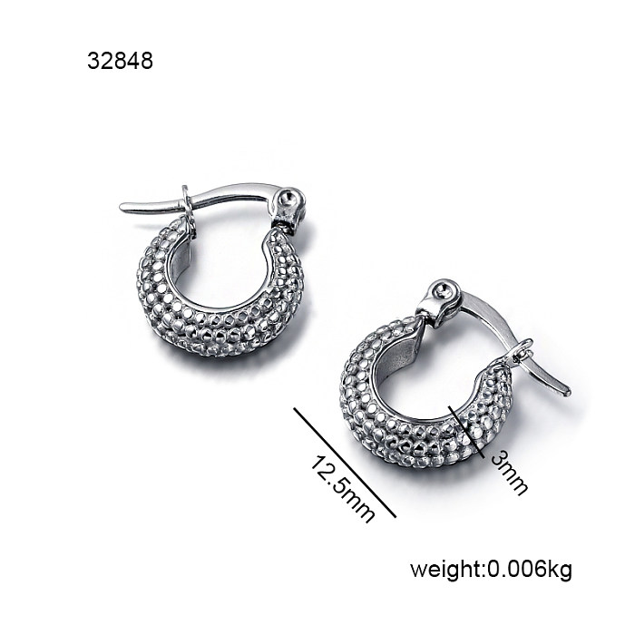 Pequenos abraços de aço inoxidável -SSEGG143-32848