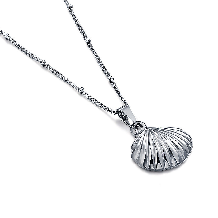 Simple ocean style shell necklace