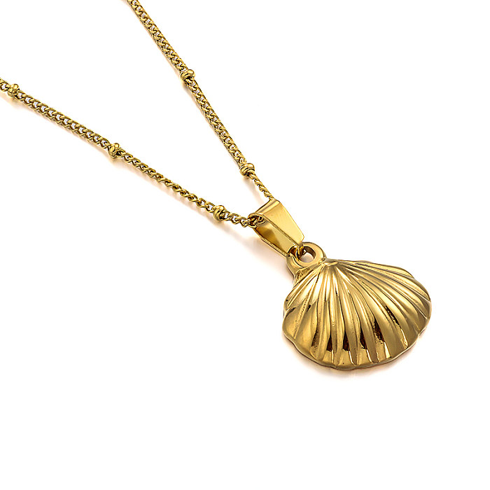 Simple ocean style shell necklace