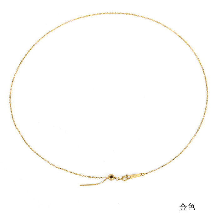 Stainless Steel Adjustable Chain for DIY Charm Necklace and Bracelets