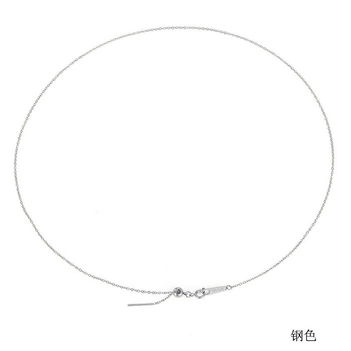 Stainless Steel Adjustable Chain for DIY Charm Necklace and Bracelets