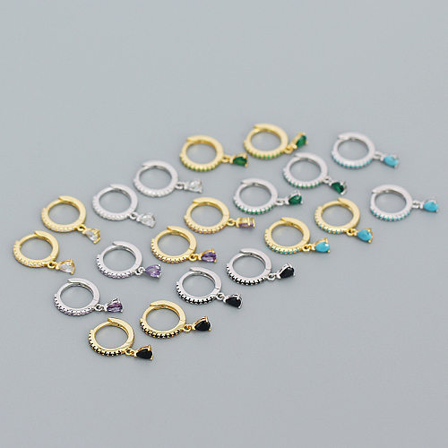 أقراط من الفضة الإسترلينية 925