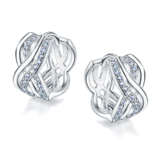 أقراط من الفضة الإسترلينية 925