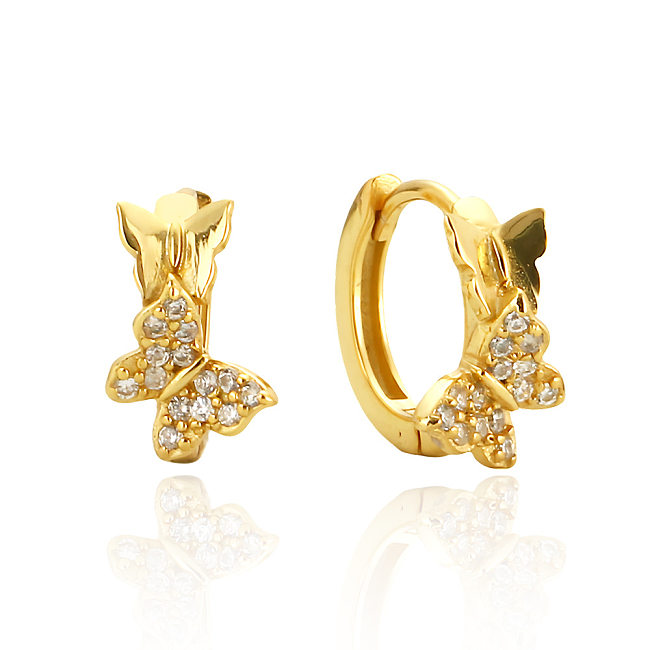 925 Sterling Silber Ohrringe Creolen Huggies