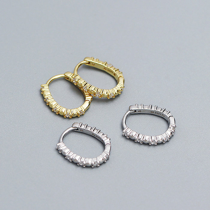 أقراط من الفضة الإسترلينية 925