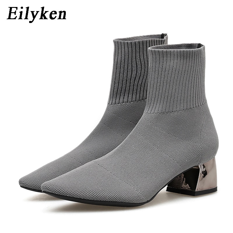 ladies sock ankle boots