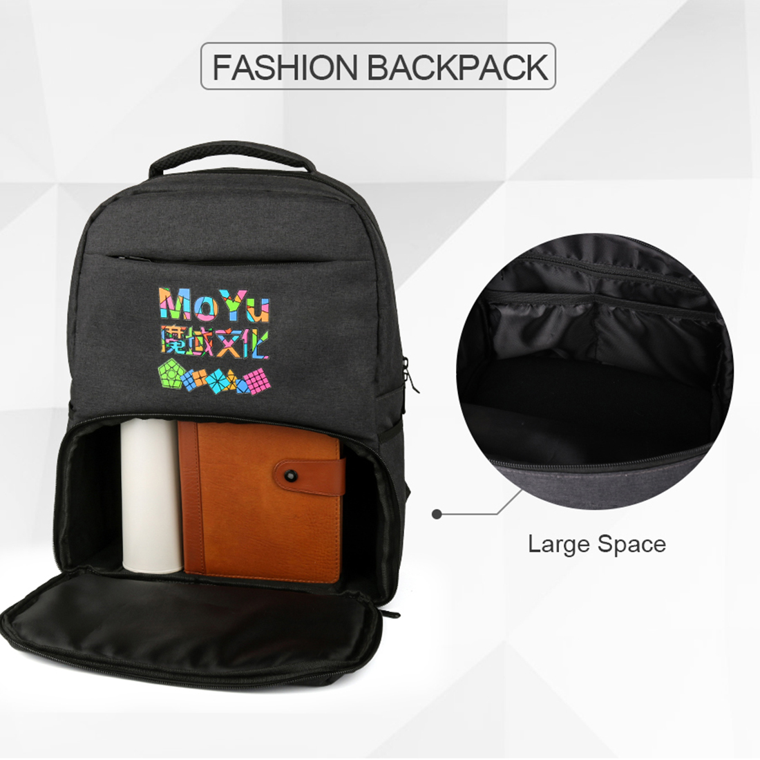 MoYu large capacity backpack magic cube storage bag children school bag 