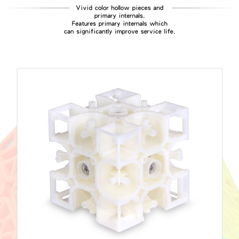 Qiyi Nda 3x3 Concave Magic Cube Vivid Color