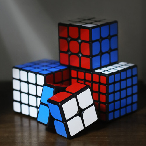Shengshou 4 X 4 M Magic Cube - Black