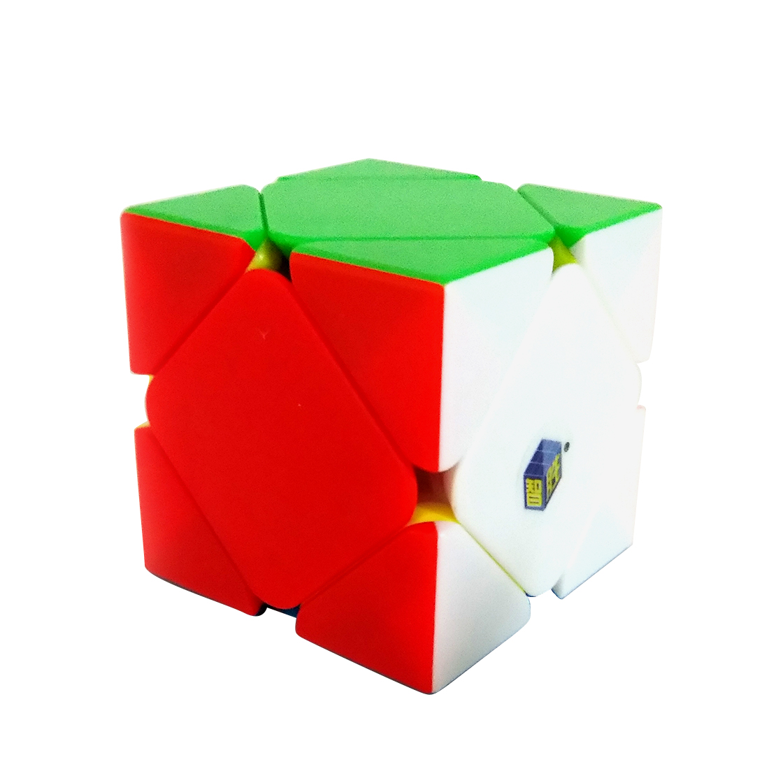 Yuxin 3X3X3 Magic Cube Curved Twist Puzzle Intelligence Toys Stickerless Rainbow